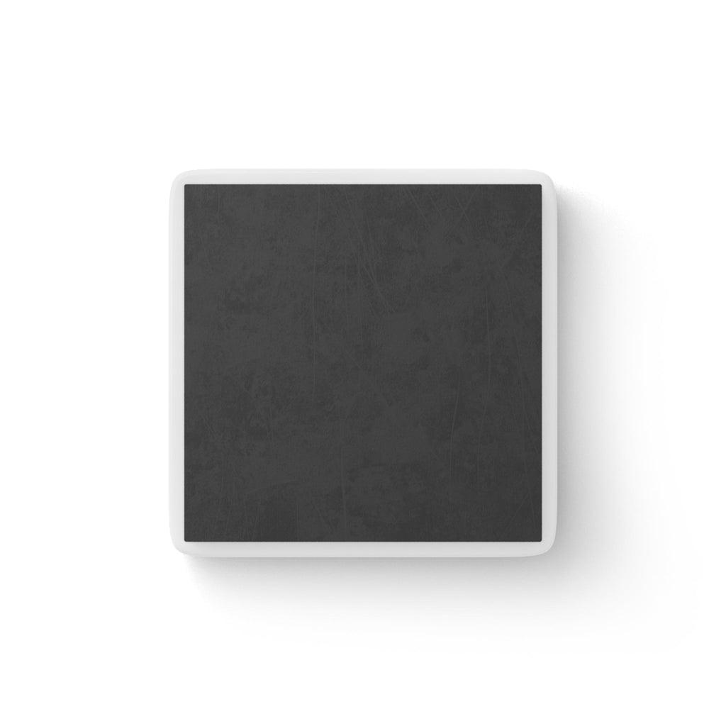 A Small Detail, A Big Statement - Porcelain Magnet, Square White / 2