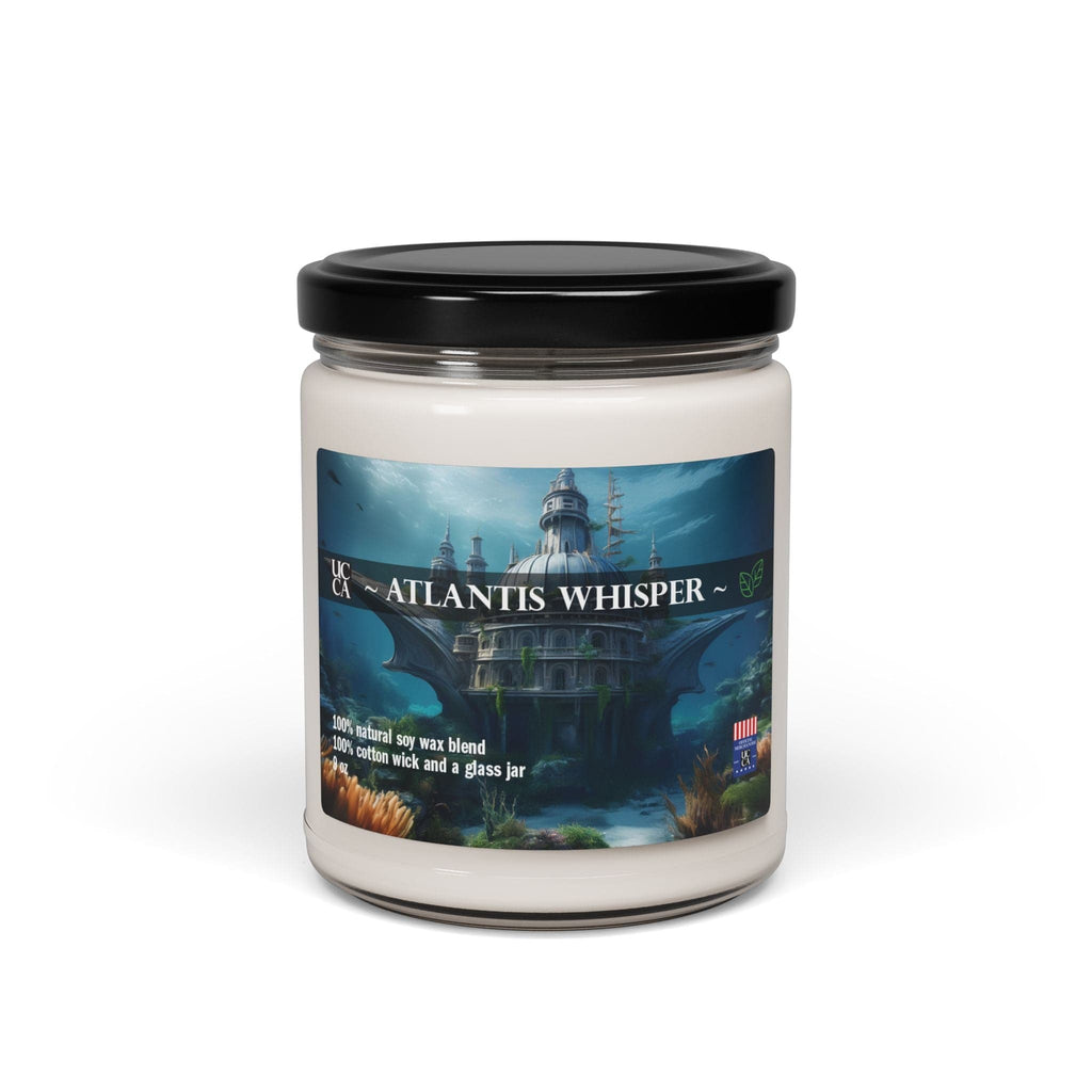 Atlanta's Whisper Scented Soy Candle, 9oz Atlantis Whisper / 9oz Home Decor