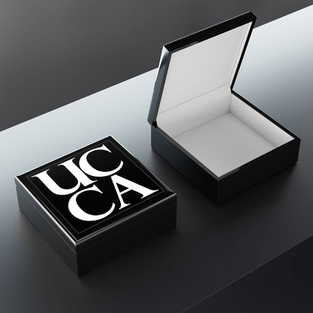 Bold and Elegant: UCCA Jewelry Box Ebony Black / One size Home Decor