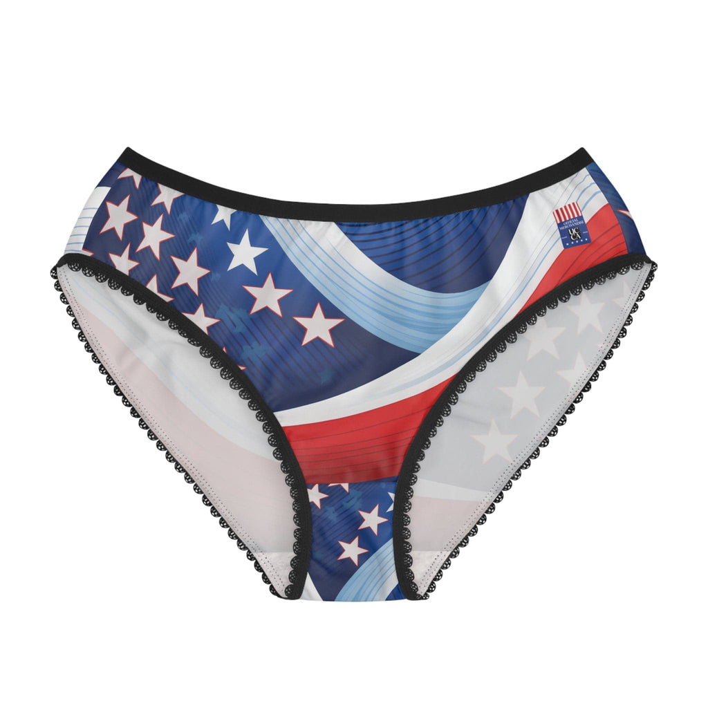 Bold & Brave – Women’s Stars & Stripes-Inspired Briefs All Over Prints