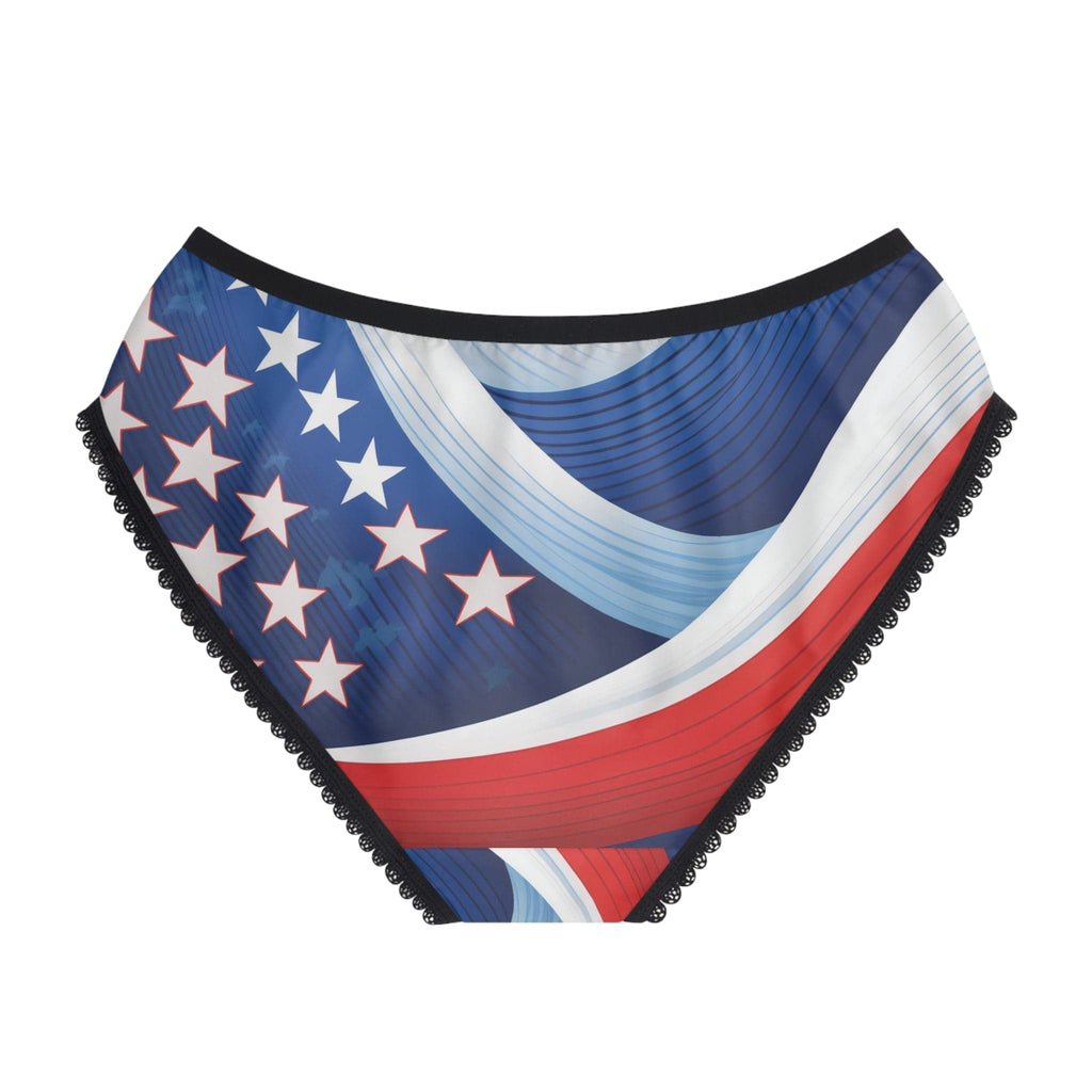 Bold & Brave – Women’s Stars & Stripes-Inspired Briefs All Over Prints