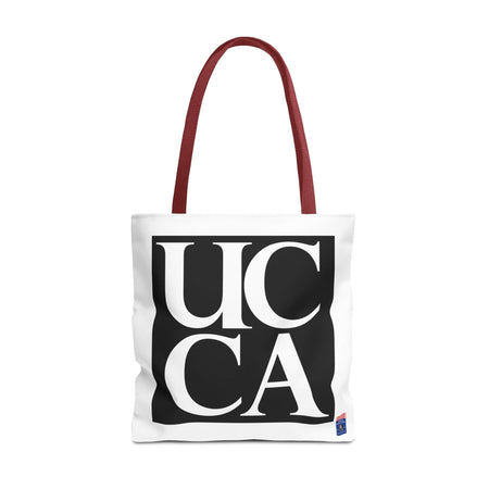 Carry It All in Style: The Ultimate UCCA Tote Bag 18" × 18'' / Red Bags