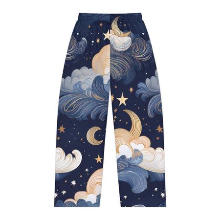 Celestial Dream Pajama Pants – Moonlit Clouds Edition 🌙✨ All Over Prints