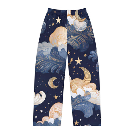 Celestial Dream Pajama Pants – Moonlit Clouds Edition 🌙✨ XS All Over Prints