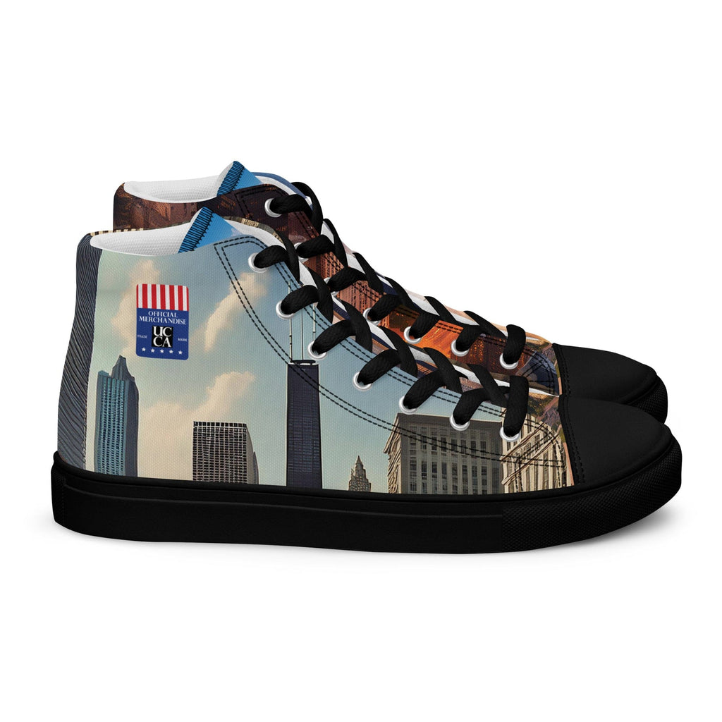 City Kicks: Chicago Edition - Men’s high top canvas shoes