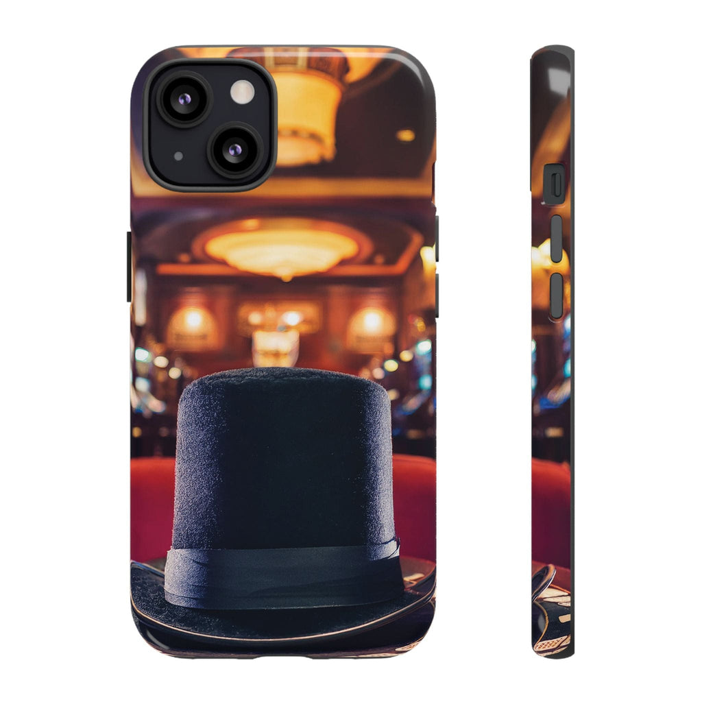 🎩 Classic Elegance Phone Case: A Nod to Old-School Glamour - Tough Case iPhone 13 / Glossy Phone Case