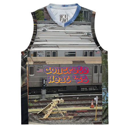 "Concrete Heat" Basketball Jersey – Where Street Meets Style 2XS Basket Ball Top