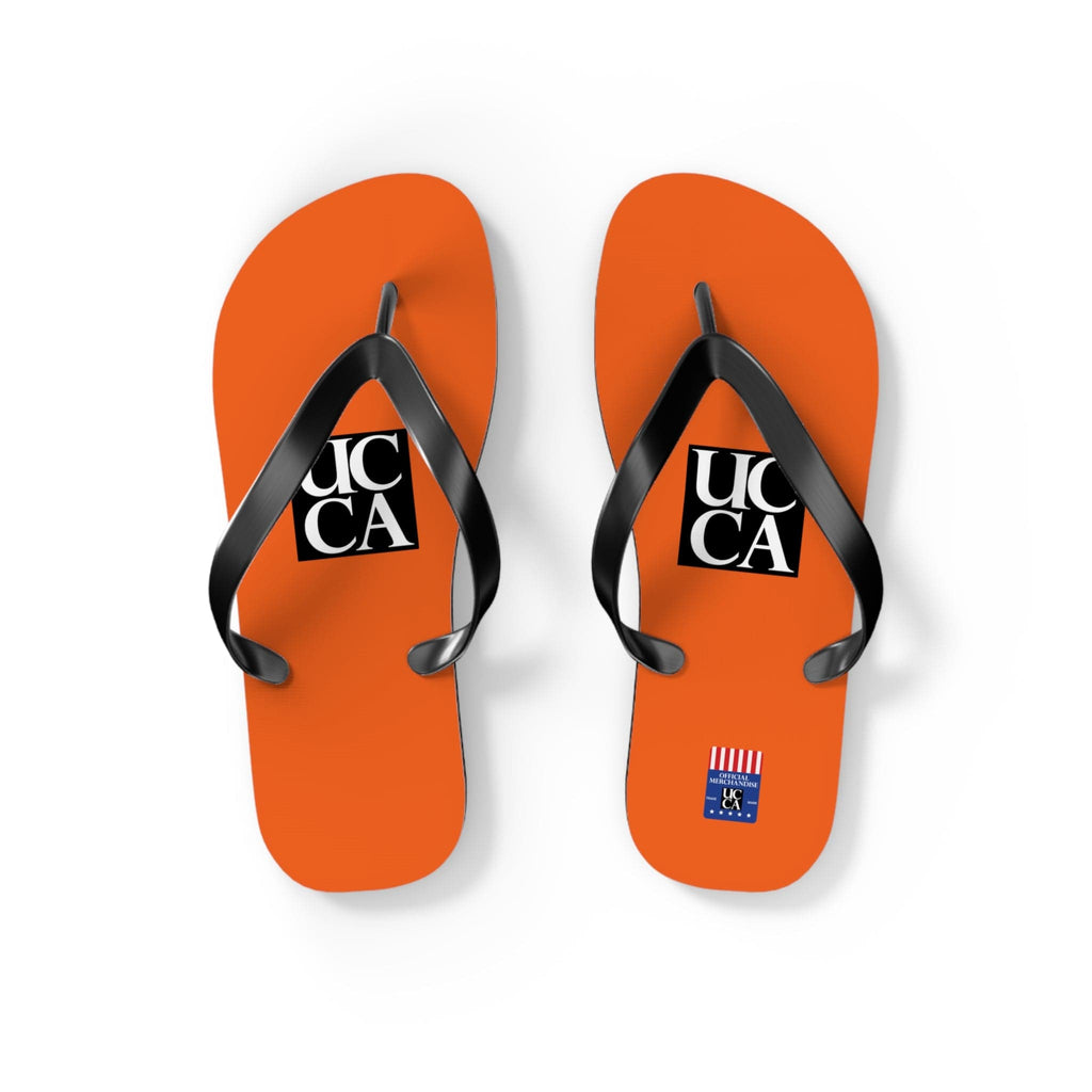 Copy of Step Into Summer with UCCA Flip Flops - Orange S / Black sole Shoes