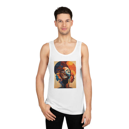 Cyber Rebel" Men’s Softstyle™ Tank Top White / S Tank Top