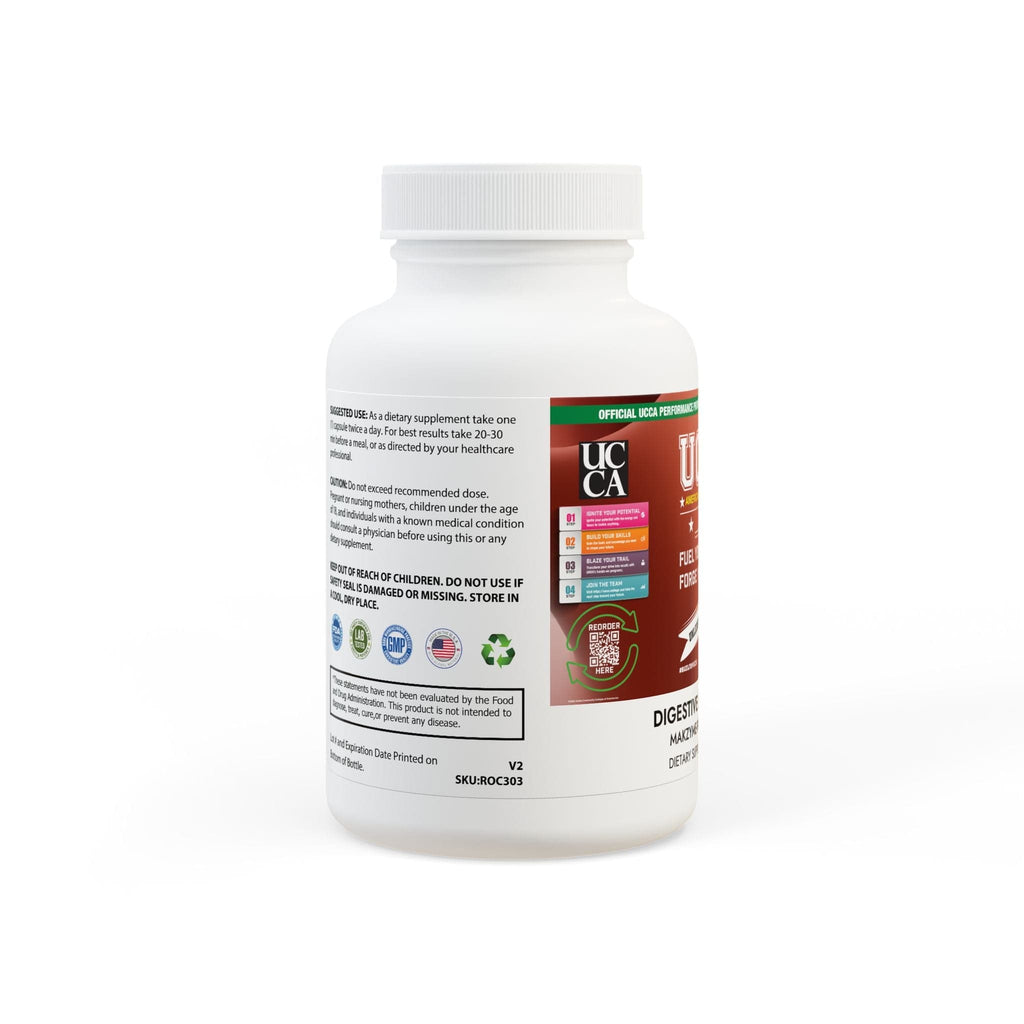 Digestive Enzyme Blend Supplement (60 Capsules) White bottle + cap / Unflavored / 60 Vegetable capsules Food Supplements