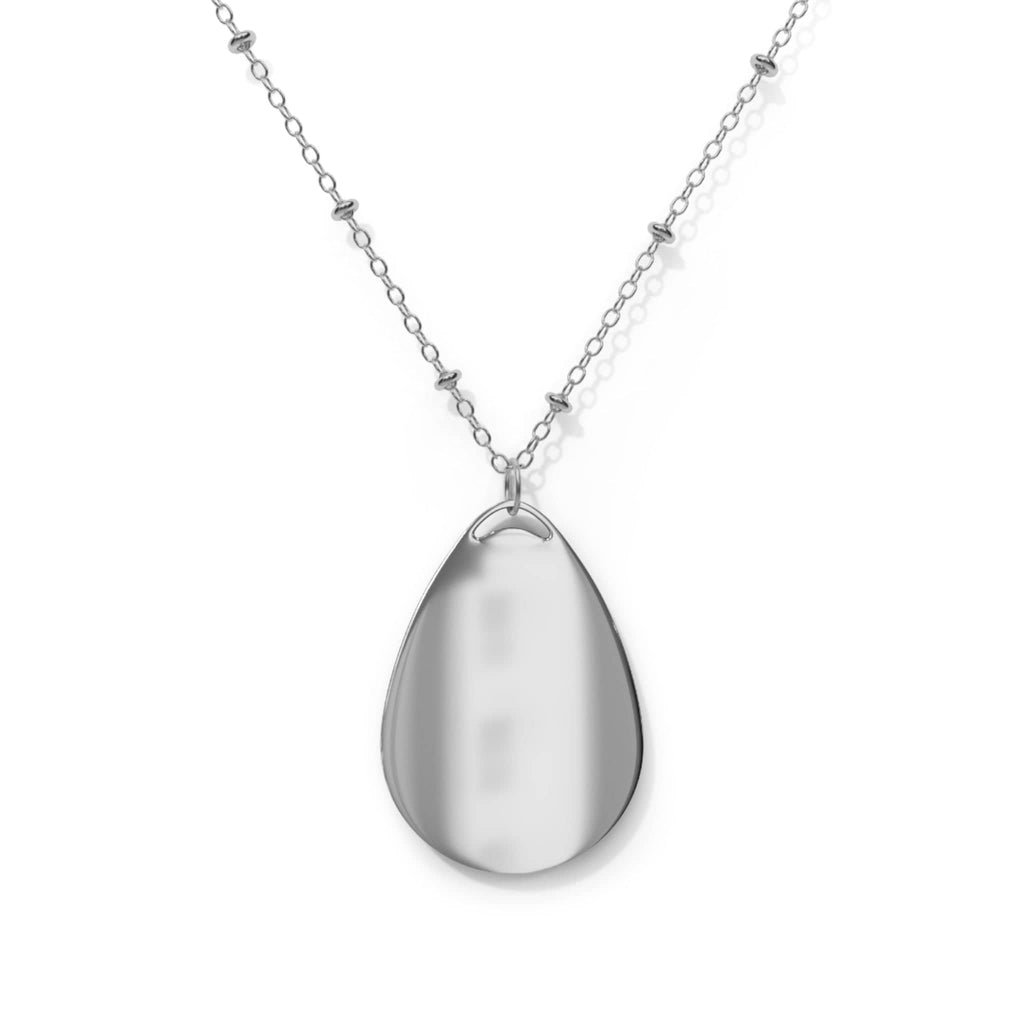 Dive into Elegance: Ocean Inspired Teardrop Necklace One Size / Silver Accessories