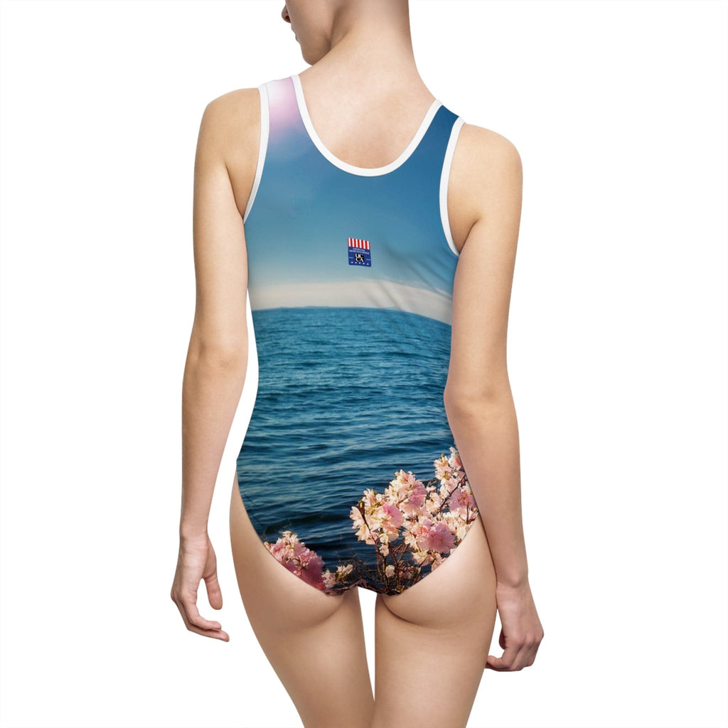 Dive Into Style: UCCA Pacific Ocean One-Piece Swimsuit All Over Prints