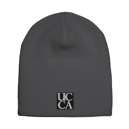 Elevate Your UCCA Spirit with the Yupoong Knit Beanie | Yupoong 1500 Dark Grey Beanie