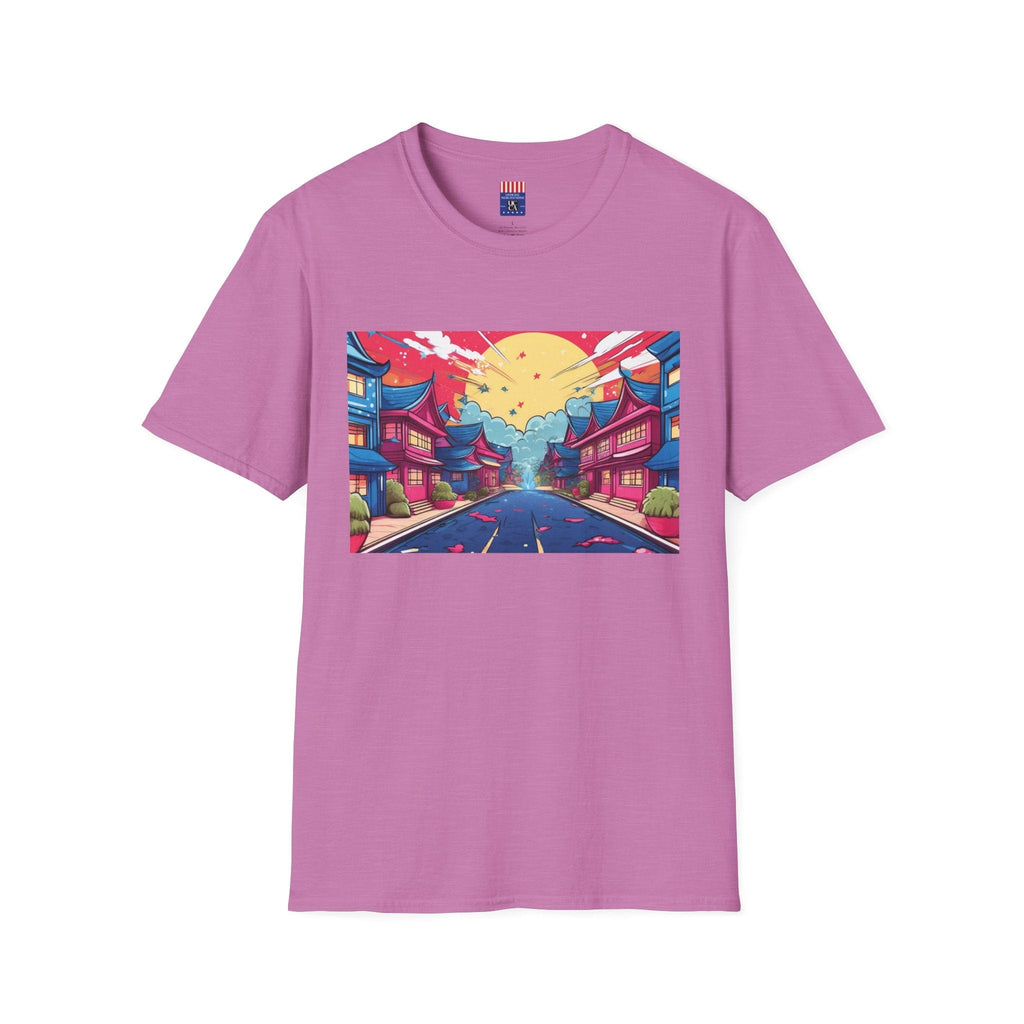 🌸 Express Your Style with This Manga-Inspired Women’s Tee! 🌸 Gildan Softstyle T-Shirt S / Heather Radiant Orchid T-Shirt