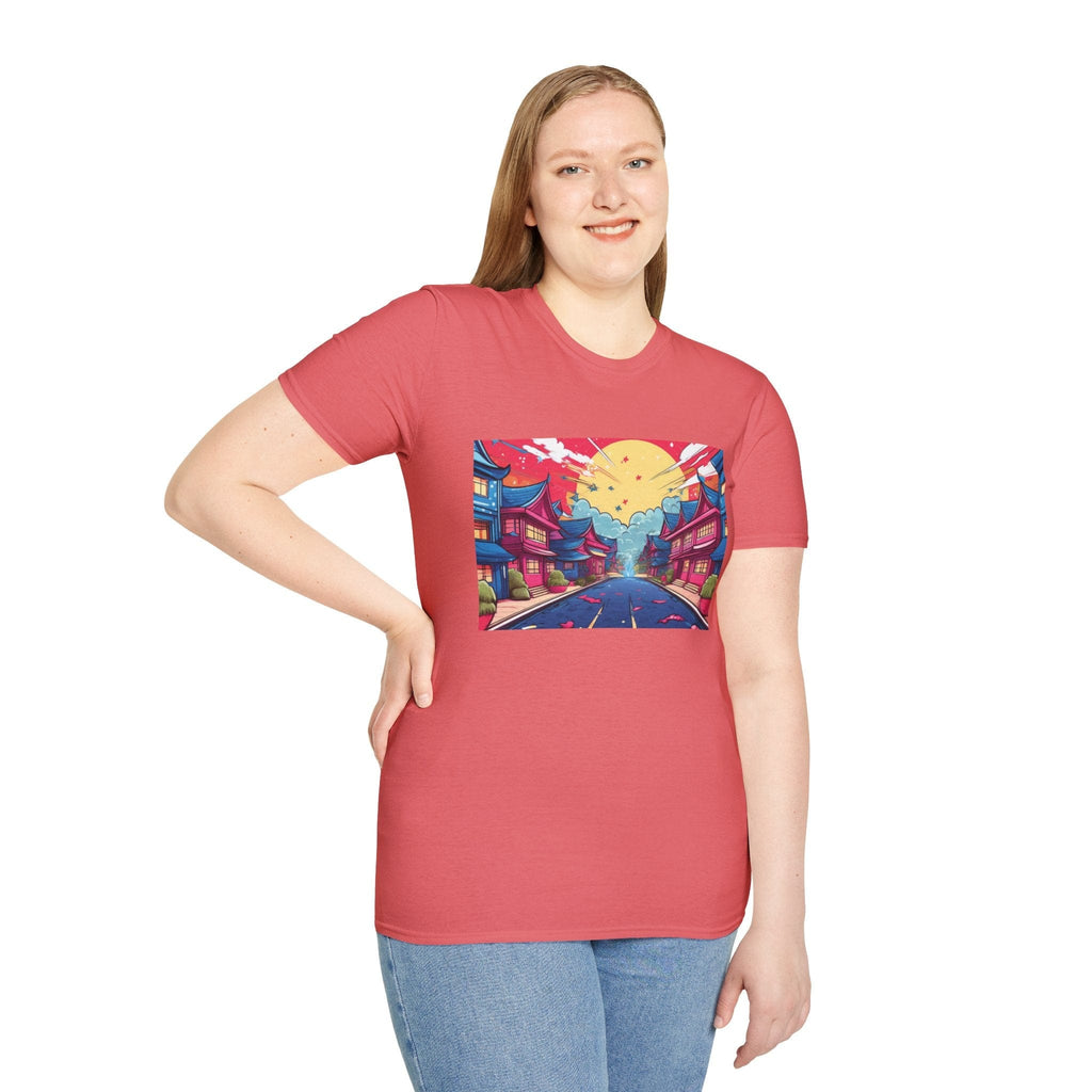 🌸 Express Your Style with This Manga-Inspired Women’s Tee! 🌸 Gildan Softstyle T-Shirt T-Shirt