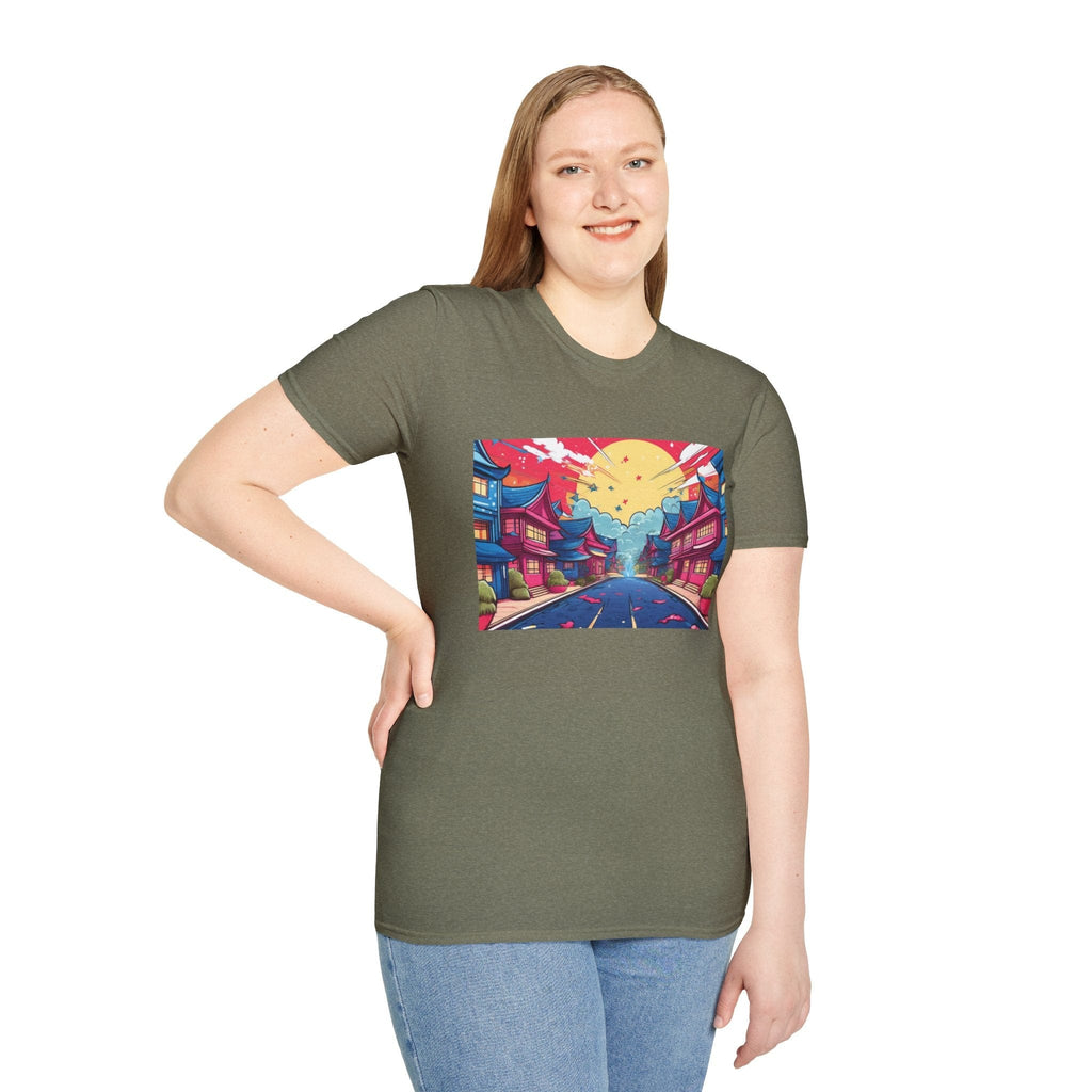 🌸 Express Your Style with This Manga-Inspired Women’s Tee! 🌸 Gildan Softstyle T-Shirt T-Shirt