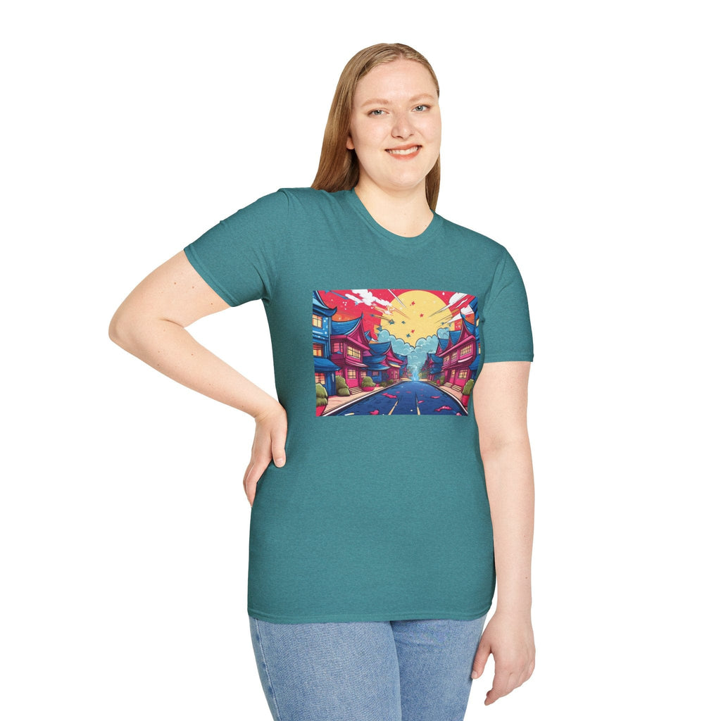 🌸 Express Your Style with This Manga-Inspired Women’s Tee! 🌸 Gildan Softstyle T-Shirt T-Shirt