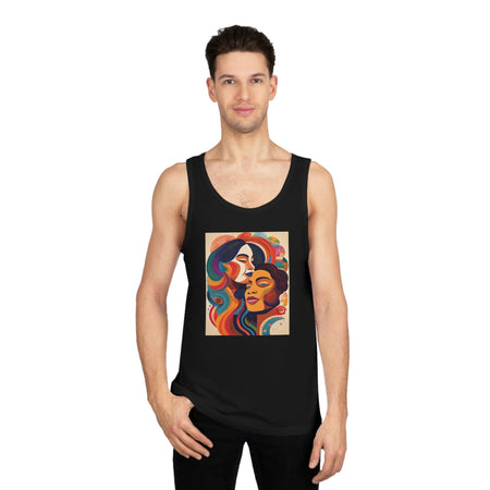 "Faces of Diversity" Men’s Softstyle™ Tank Top Black / S Tank Top