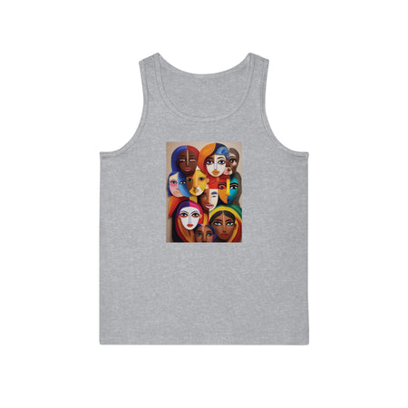 "Faces of Diversity" Women’s Softstyle™ Tank Top Sport Grey / S Tank Top