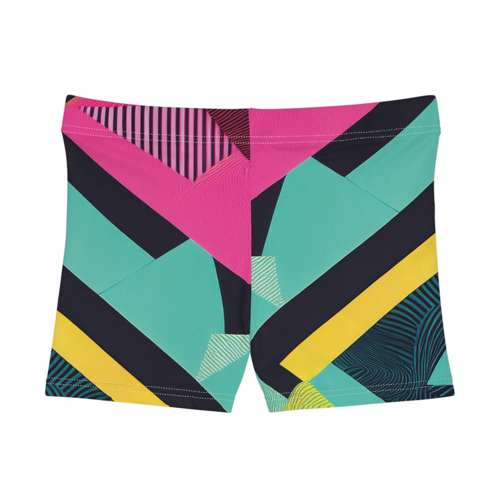 Flashback to Fitness – Retro 80s Women's Workout Shorts All Over Prints