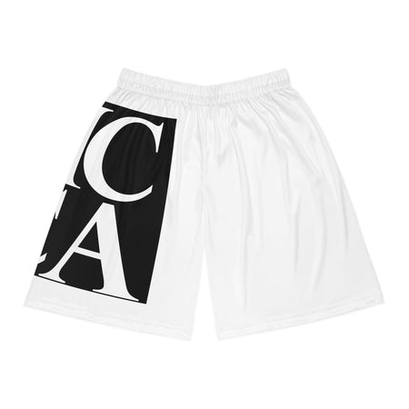 Game-Ready Style: UCCA Basketball Shorts Seam thread color automatically matched to design / XS All Over Prints