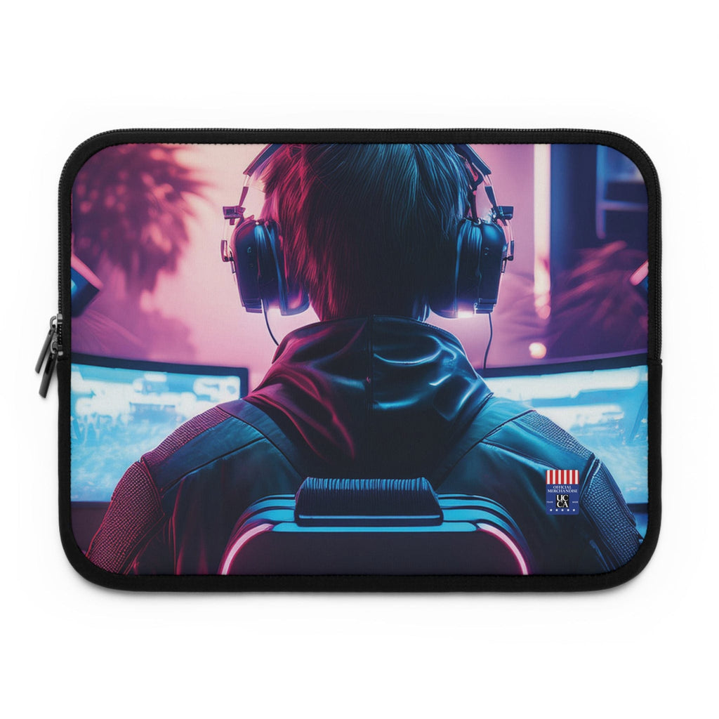 Gamer's Edge Laptop Sleeve: Protect Your Tech in Style Black / 13