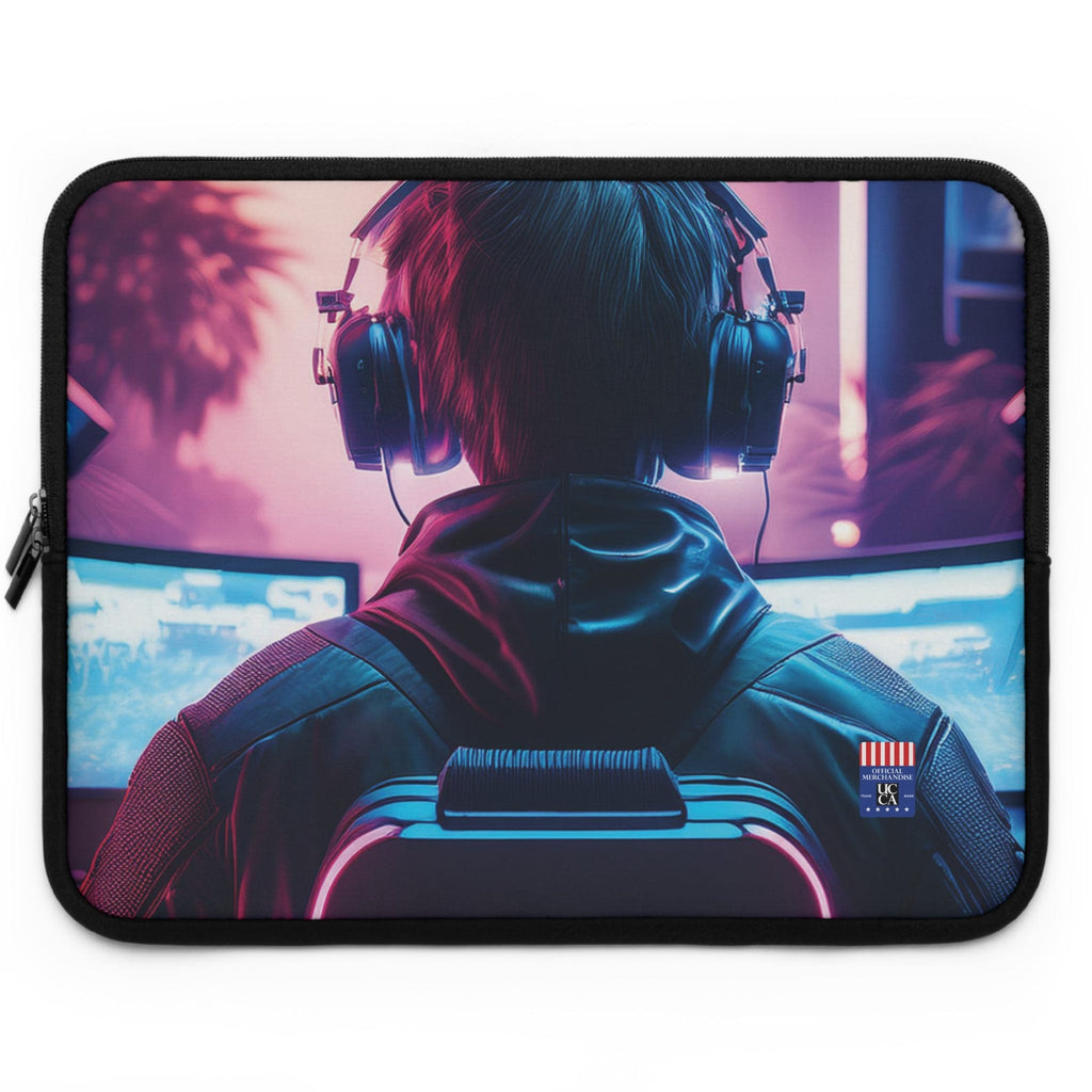 Gamer's Edge Laptop Sleeve: Protect Your Tech in Style Black / 17