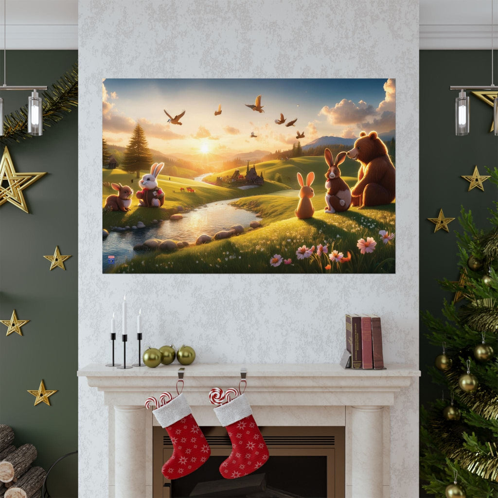 Golden Meadows Poster – The Perfect Centerpiece for Any Room - Matte Horizontal Posters 54