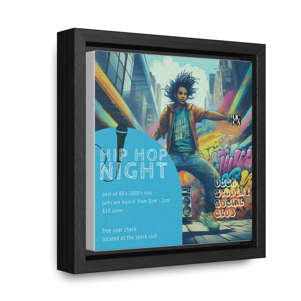 Hip Hop Night: Framed Gallery Canvas Canvas