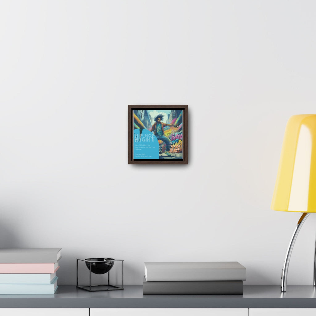 Hip Hop Night: Framed Gallery Canvas Canvas