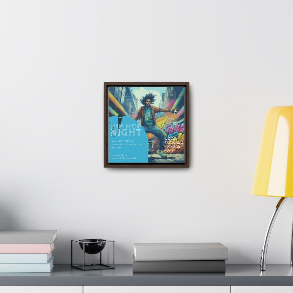 Hip Hop Night: Framed Gallery Canvas Canvas