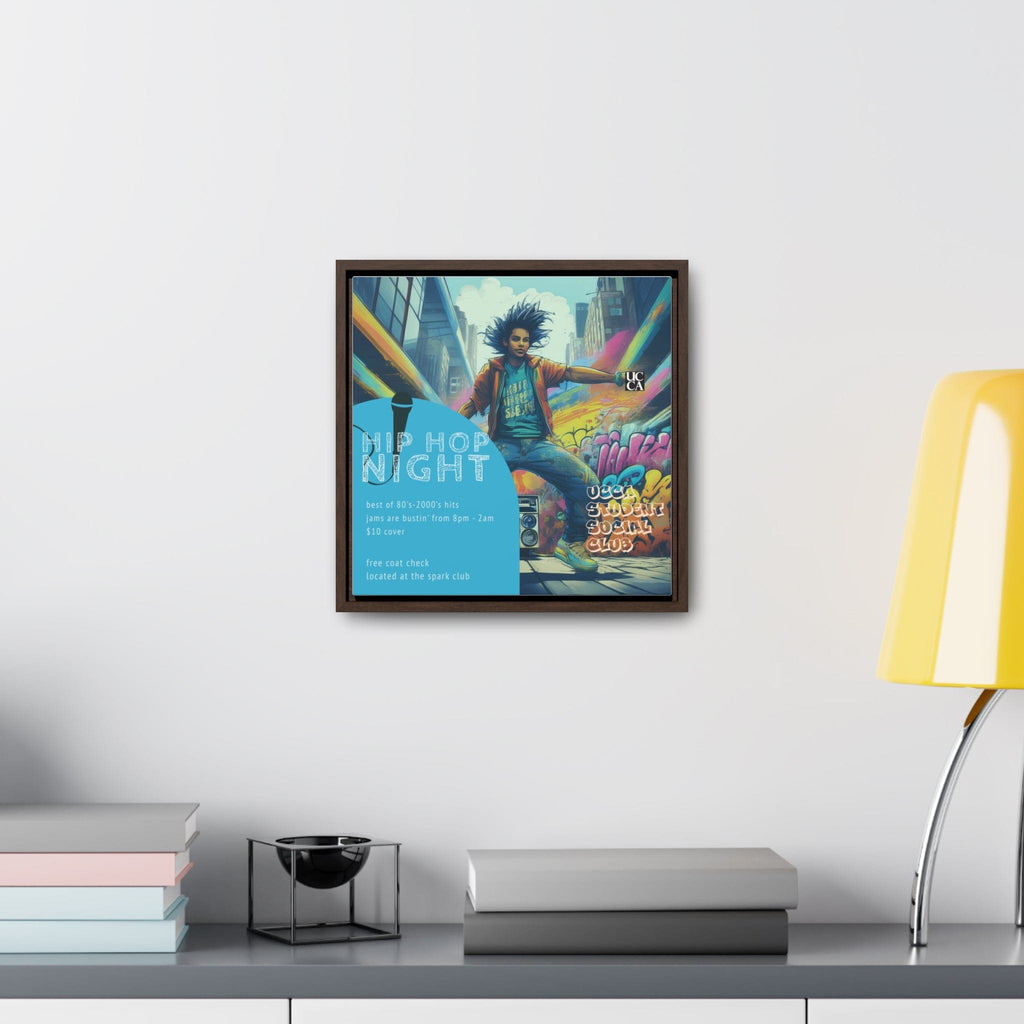 Hip Hop Night: Framed Gallery Canvas Canvas