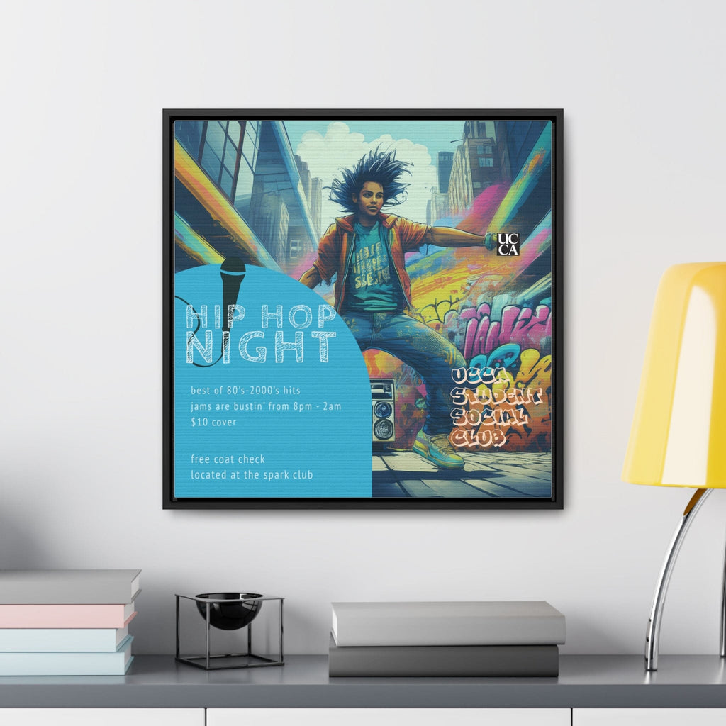 Hip Hop Night: Framed Gallery Canvas Canvas