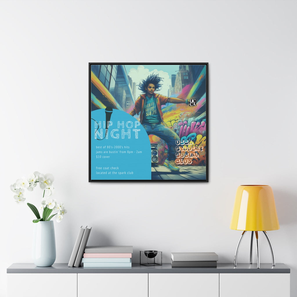 Hip Hop Night: Framed Gallery Canvas Canvas