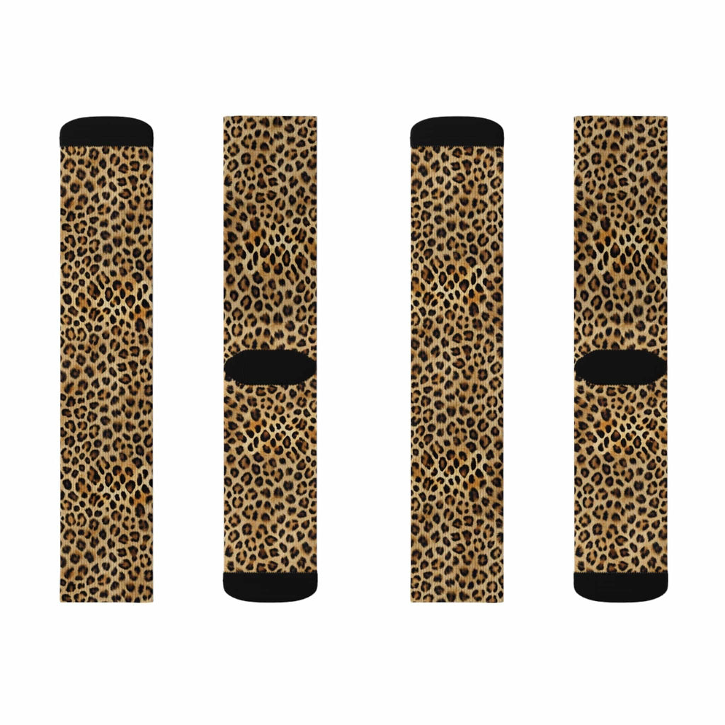 Lounge King Leopard Print Socks All Over Prints