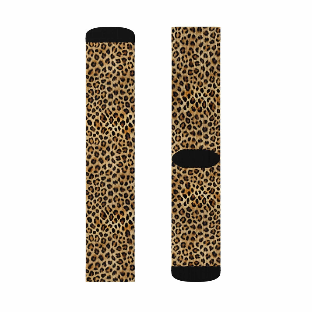 Lounge King Leopard Print Socks All Over Prints