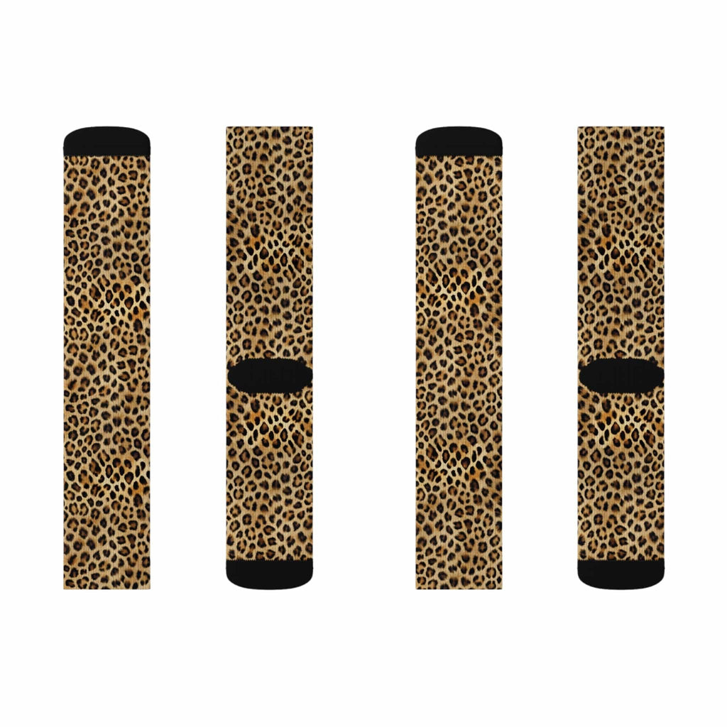 Lounge King Leopard Print Socks All Over Prints