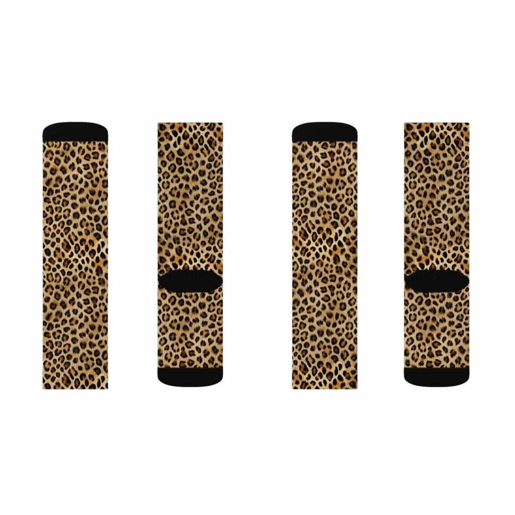 Lounge King Leopard Print Socks All Over Prints