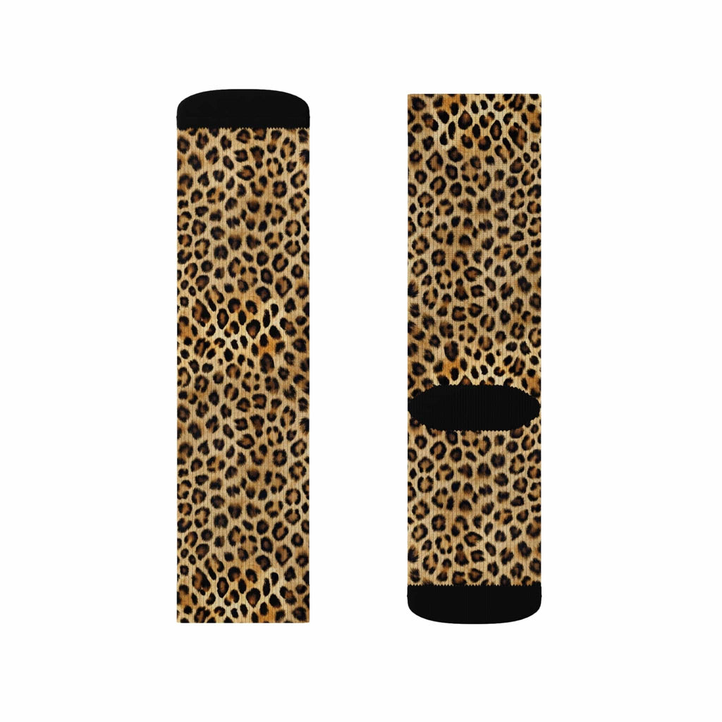 Lounge King Leopard Print Socks All Over Prints