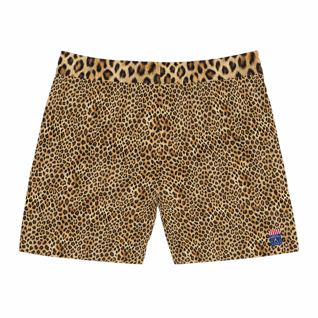 Lounge King: Men’s Leopard Print Swim Shorts All Over Prints