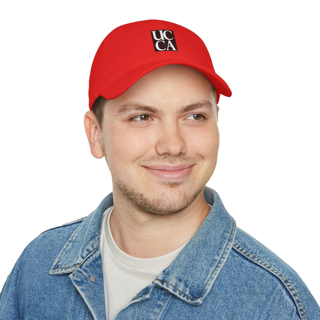 Low Profile Baseball Cap -  Classic Style Meets UCCA Pride! Red / One size Hats