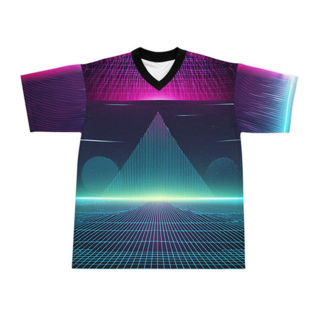 Men's Retro-Future Football Jersey All Over Prints