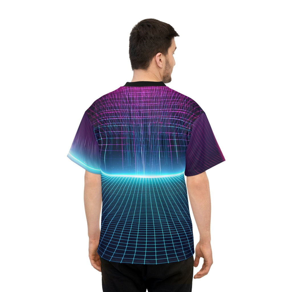 Men's Retro-Future Football Jersey All Over Prints