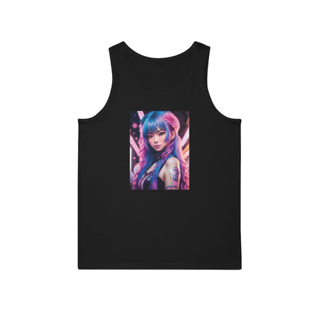 "Neo-Vibes" Women’s Softstyle™ Tank Top Black / S Tank Top