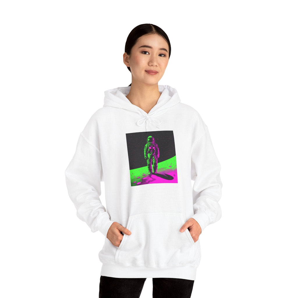 Neon Astronaut Heavy Blend™ Hoodie – Cosmic Streetwear Edition 🚀✨ Hoodie