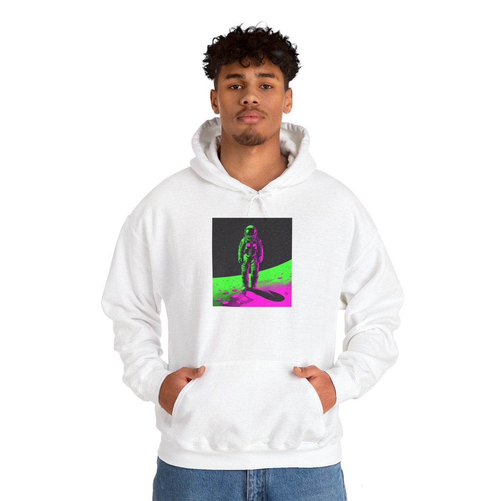 Neon Astronaut Heavy Blend™ Hoodie – Cosmic Streetwear Edition 🚀✨ Hoodie