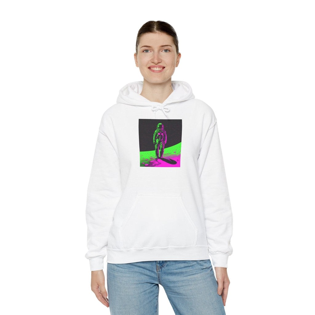 Neon Astronaut Heavy Blend™ Hoodie – Cosmic Streetwear Edition 🚀✨ Hoodie