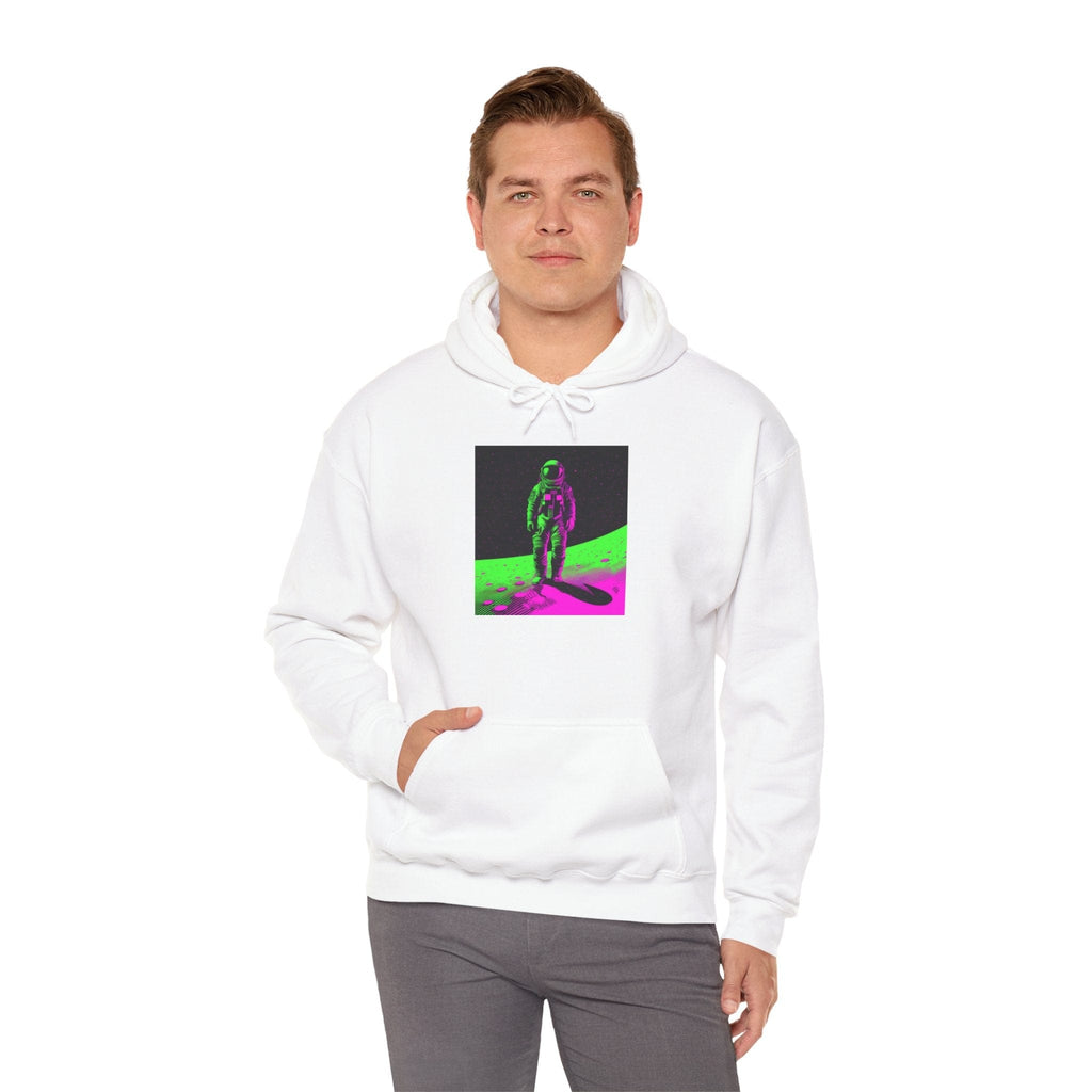 Neon Astronaut Heavy Blend™ Hoodie – Cosmic Streetwear Edition 🚀✨ Hoodie