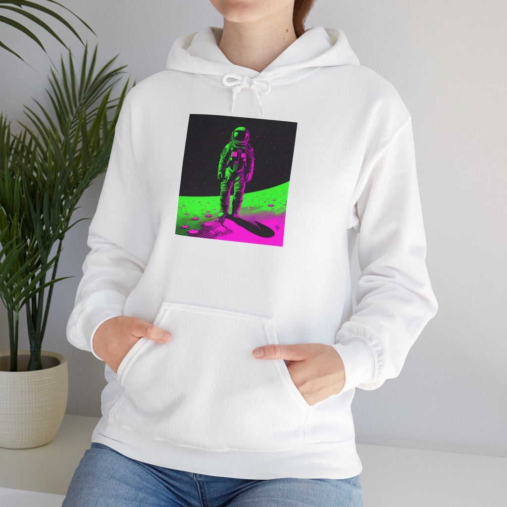 Neon Astronaut Heavy Blend™ Hoodie – Cosmic Streetwear Edition 🚀✨ Hoodie