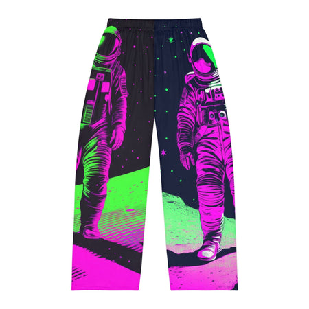 Neon Cosmos Men's Pajama Pants – Retro Futurism Edition 🚀✨ All Over Prints